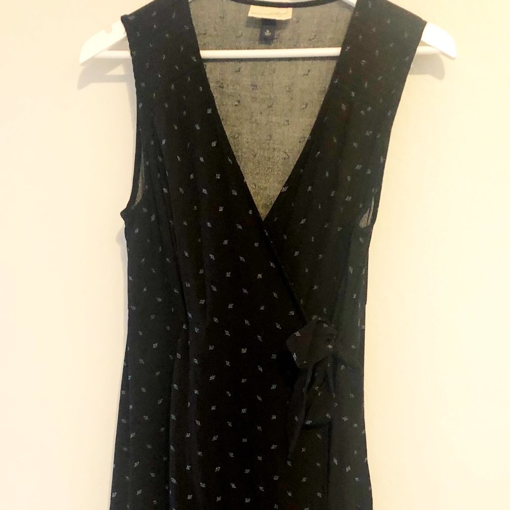 Sleveless Wrap Dress